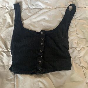 Black Crop Top